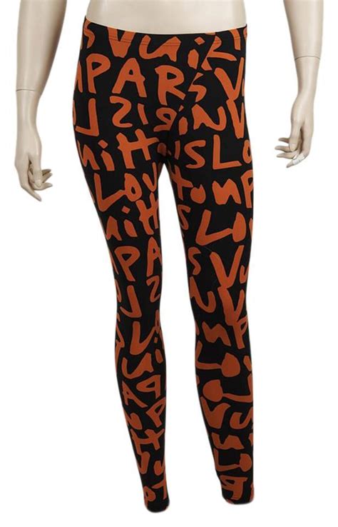 louis vuitton graffiti leggings